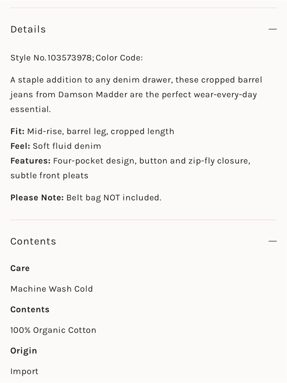NWOT Damson Madder Erica Jeans - 10 - Picture 11 of 11